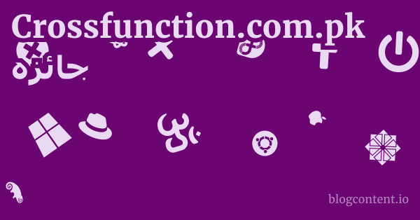 Crossfunction.com.pk جائزہ