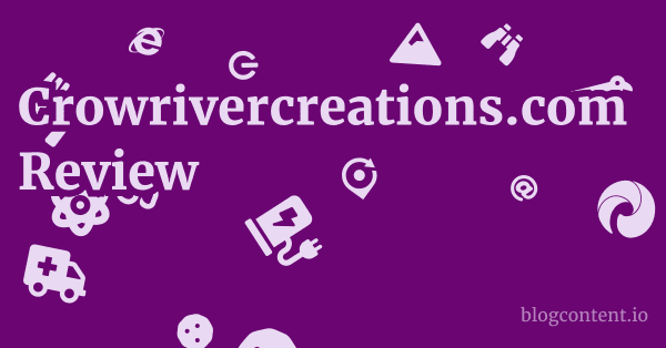 Crowrivercreations.com Review 1 by Partners