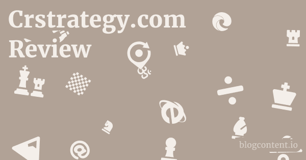 Crstrategy.com Review 1 by Partners