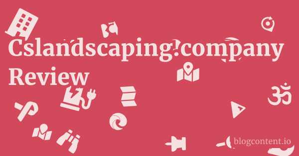 Cslandscaping.company Review 1 by Partners