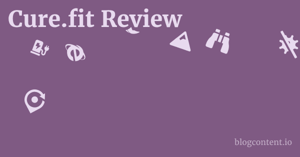 Cure.fit Review 1 by Partners