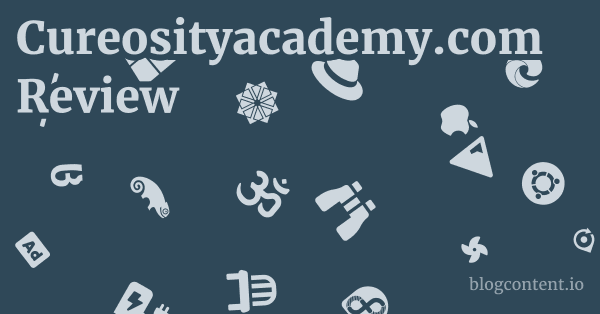 Cureosityacademy.com Review 1 by Partners