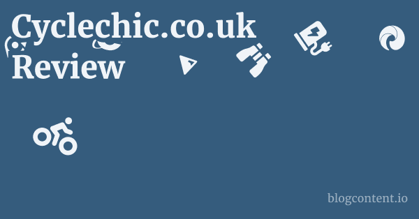 Cyclechic.co.uk Review 1 by Partners