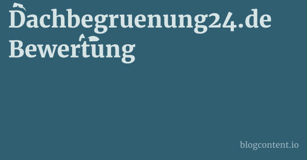 Dachbegruenung24.de Bewertung 1 by Partners