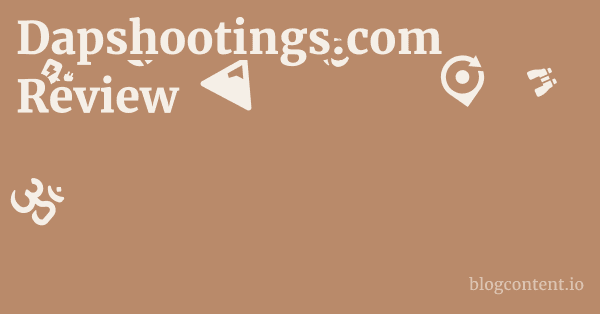 Dapshootings.com Review 1 by Partners