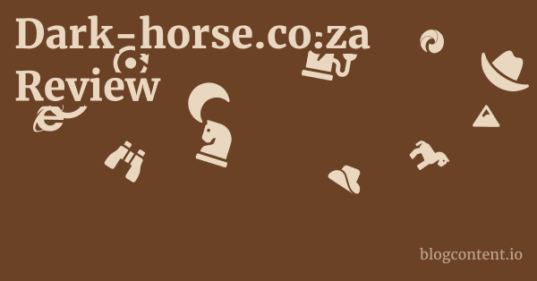 Dark-horse.co.za Review 1 by Partners