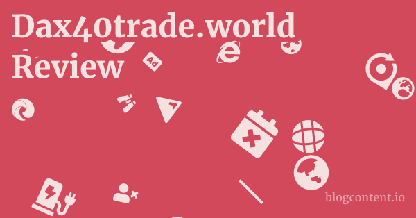 Dax40trade.world Review 1 by Partners