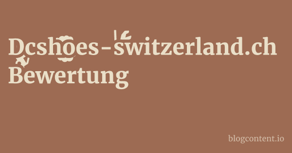 Dcshoes-switzerland.ch Bewertung 1 by Partners