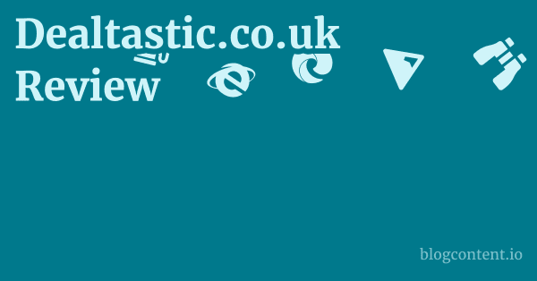 Dealtastic.co.uk Review 1 by Partners