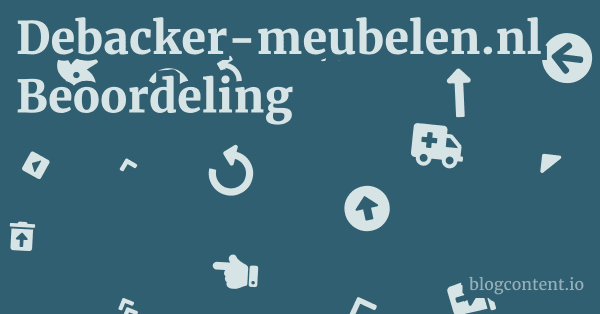 Debacker-meubelen.nl Beoordeling 1 by Partners