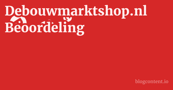 Debouwmarktshop.nl Beoordeling 1 by Partners