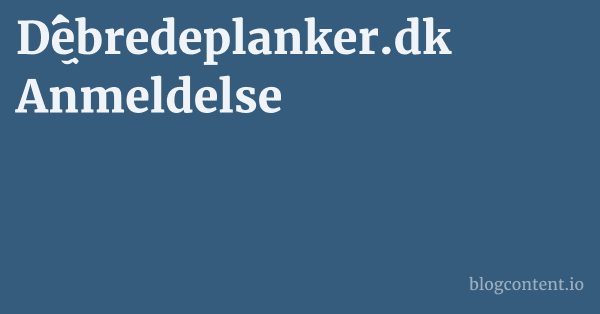 Debredeplanker.dk Anmeldelse 1 by Partners