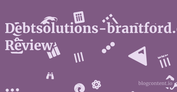 Debtsolutions-brantford.ca Review 1 by Partners