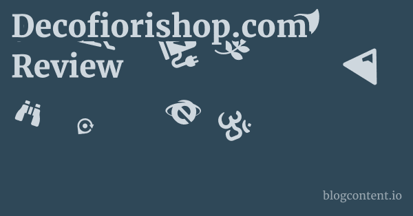 Decofiorishop.com Review 1 by Partners