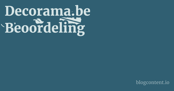 Decorama.be Beoordeling 1 by Partners