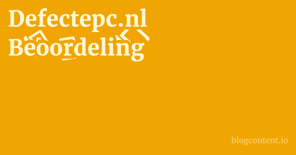 Defectepc.nl Beoordeling 1 by Partners