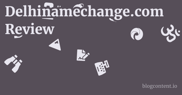 Delhinamechange.com Review 1 by Partners