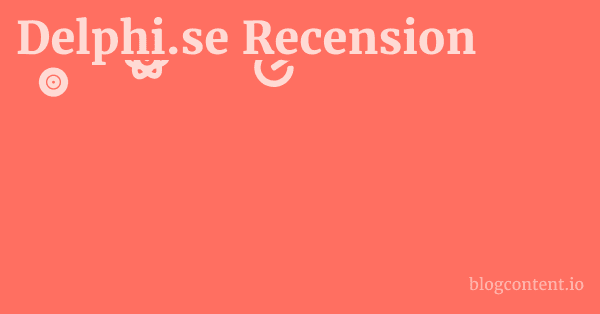 Delphi.se Recension 1 by Partners
