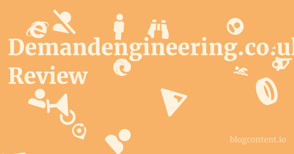 Demandengineering.co.uk Review 1 by Partners