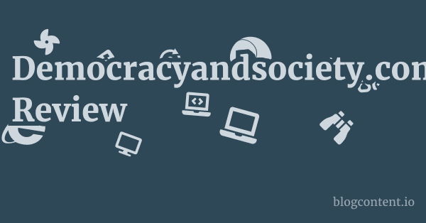 Democracyandsociety.com Review 1 by Partners