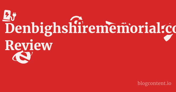 Denbighshirememorial.co.uk Review 1 by Partners