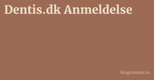 Dentis.dk Anmeldelse 1 by Partners