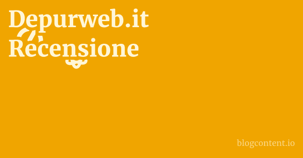 Depurweb.it Recensione 1 by Partners