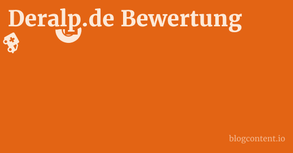 Deralp.de Bewertung 1 by Partners