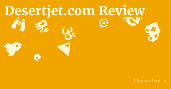 Desertjet.com Review 1 by Partners