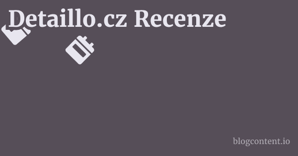 Detaillo.cz Recenze 1 by Partners