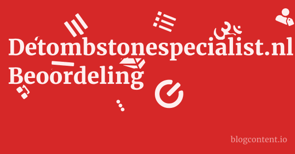 Detombstonespecialist.nl Beoordeling 1 by Partners