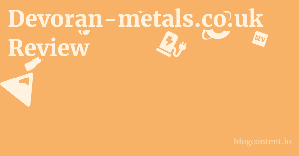Devoran-metals.co.uk Review 1 by Partners