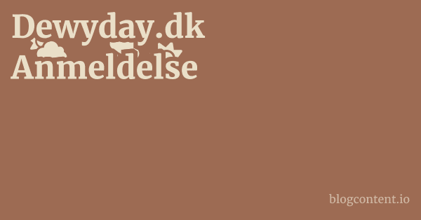 Dewyday.dk Anmeldelse 1 by Partners
