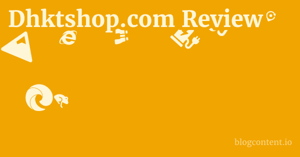 Dhktshop.com Review 1 by Partners
