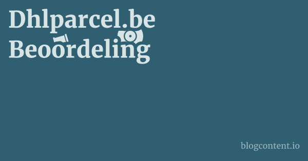 Dhlparcel.be Beoordeling
