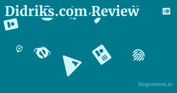 Didriks.com Review 1 by Partners