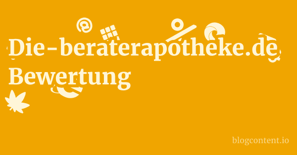 Die-beraterapotheke.de Bewertung 1 by Partners