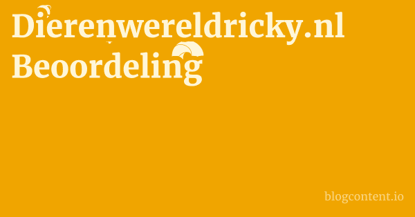 Dierenwereldricky.nl Beoordeling 1 by Partners