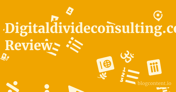 Digitaldivideconsulting.com Review 1 by Partners