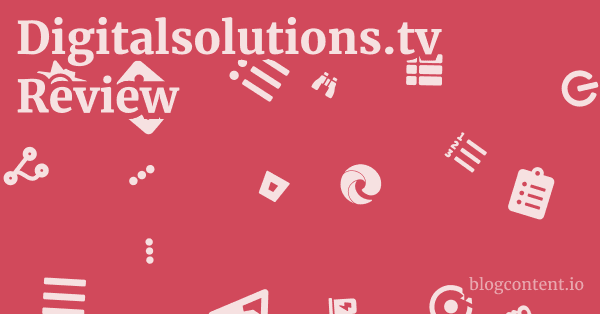 Digitalsolutions.tv Review 1 by Partners