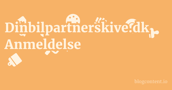 Dinbilpartnerskive.dk Anmeldelse 1 by Partners