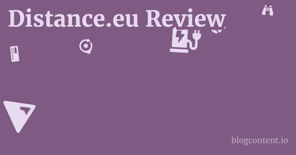 Distance.eu Review 1 by Partners