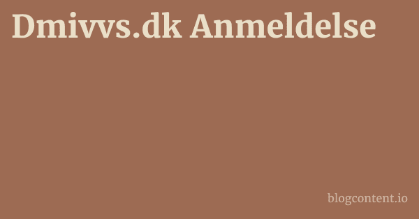 Dmivvs.dk Anmeldelse 1 by Partners
