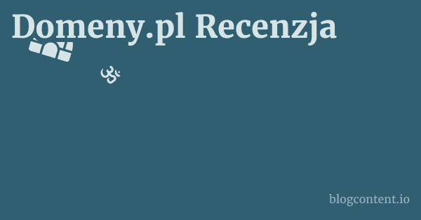 Domeny.pl Recenzja 1 by Partners