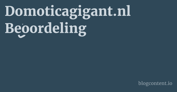 Domoticagigant.nl Beoordeling 1 by Partners