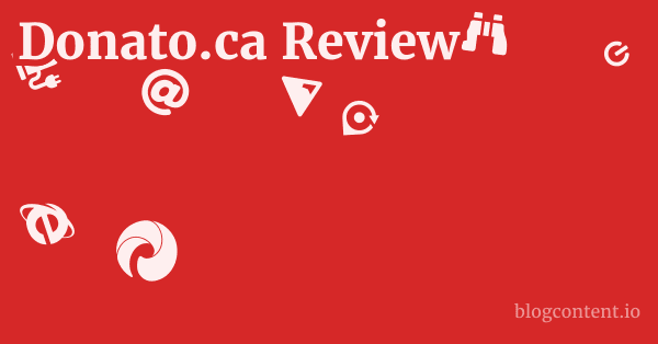 Donato.ca Review 1 by Partners