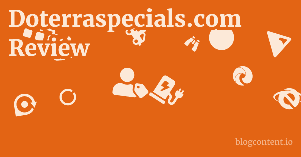 Doterraspecials.com Review 1 by Partners