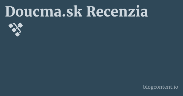 Doucma.sk Recenzia