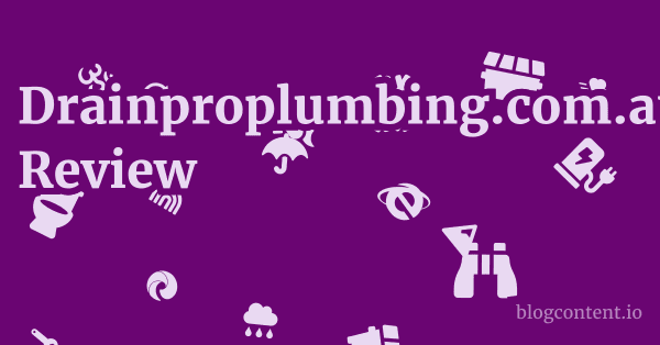 Drainproplumbing.com.au Review 1 by Partners