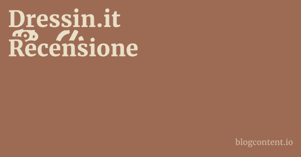 Dressin.it Recensione 1 by Partners